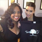 Sherri and Kim Kardashian